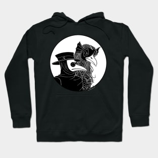 Plague Doctor and Amabie Hoodie